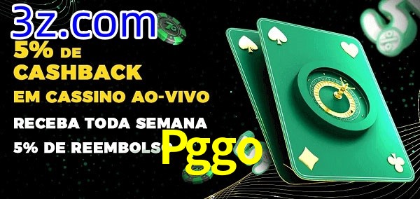 Promoções do cassino ao Vivo Pggo